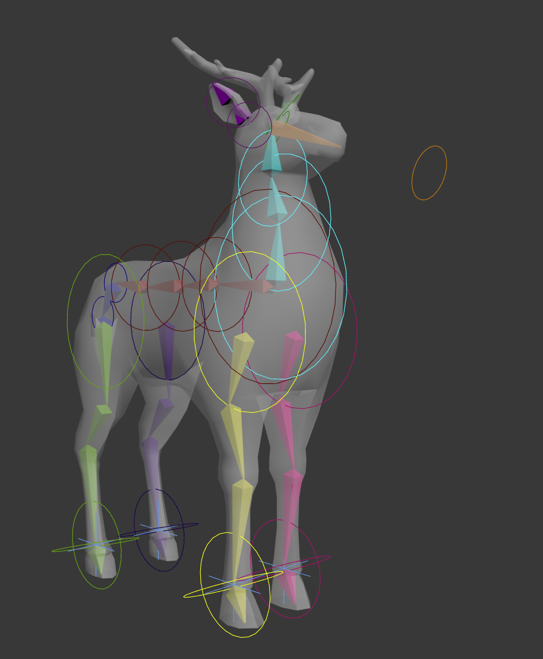 Deer bone view