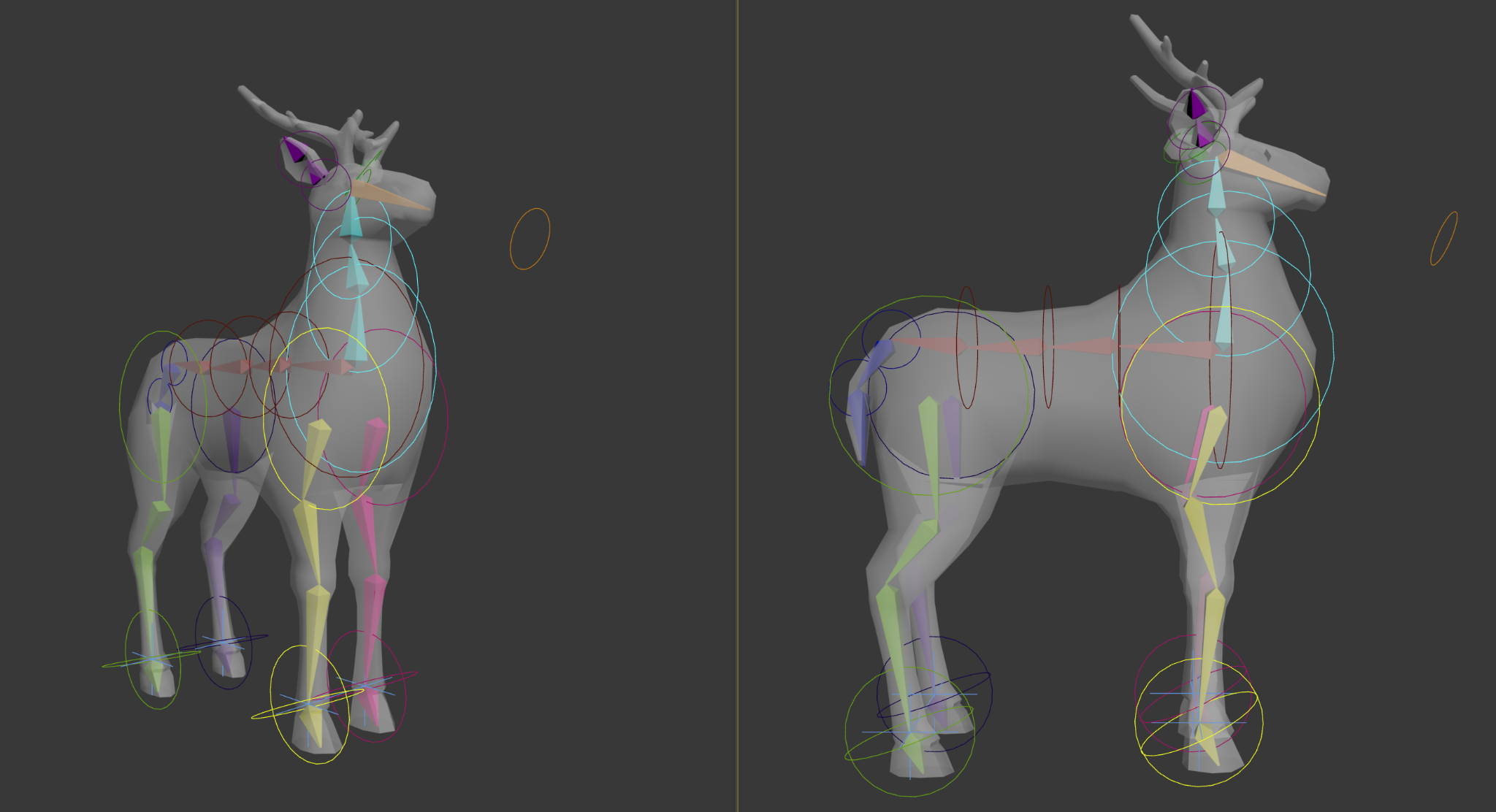 Deer bone view