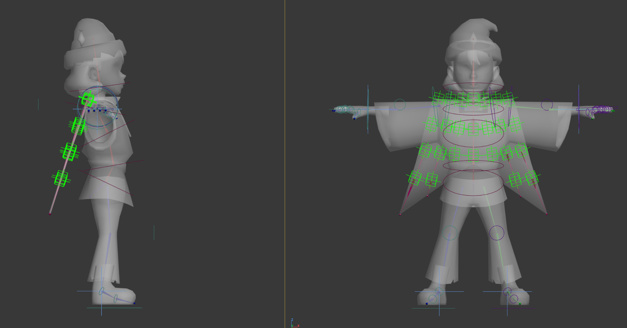 Wizard bone view