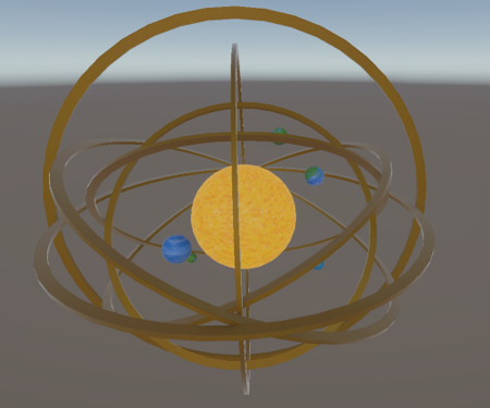 Orrery gameplay prop